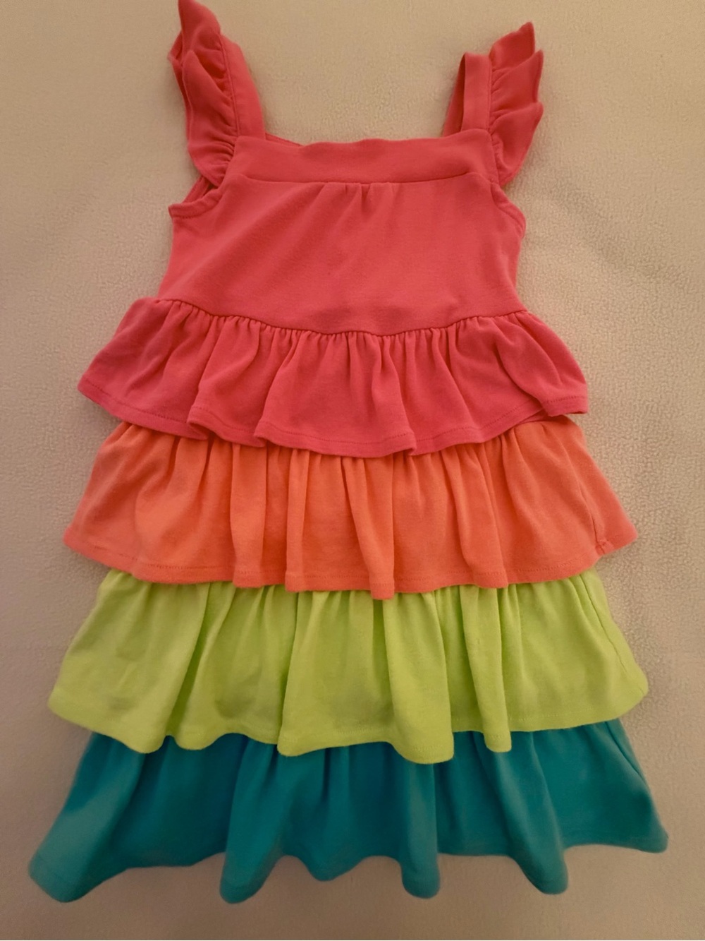 Gymboree Popsicle Party Rainbow Tiered Dress